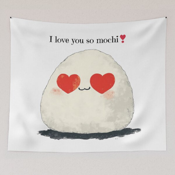 Item preview, I Love You So Mochi - Valentine's Day designed and sold by XYZish.