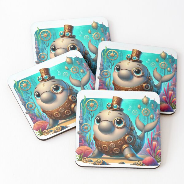 Item preview, Steampunk Steller’s Sea Cow designed and sold by Sillytoe.