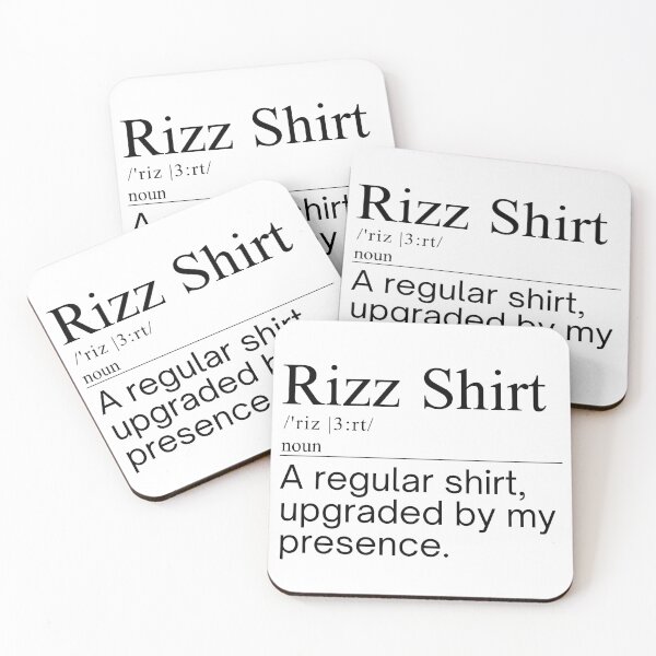 Item preview, Funny Rizz Shirt Definition designed and sold by Alberto Dominguez.