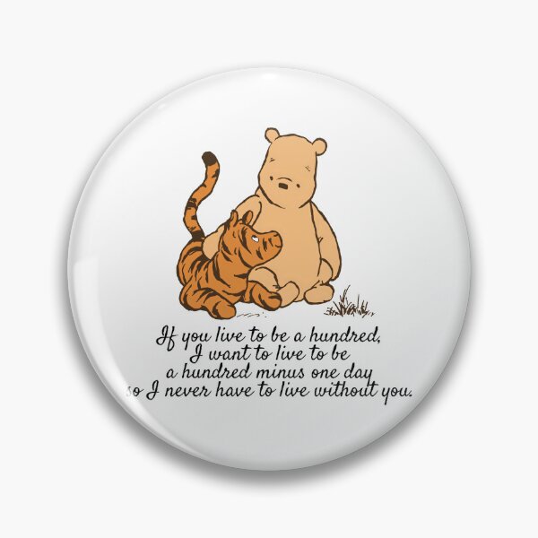 Item preview, Winnie the Pooh and Tigger Quote designed and sold by ColorFlowArt.