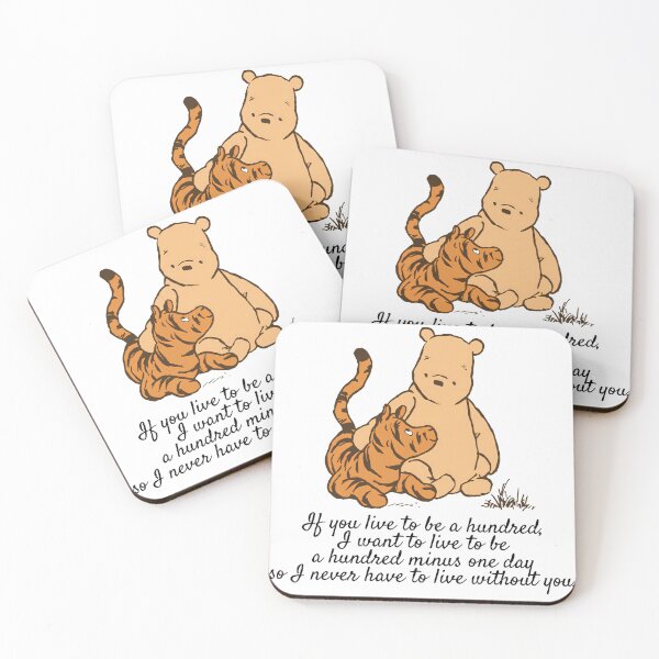 Item preview, Winnie the Pooh and Tigger Quote designed and sold by ColorFlowArt.