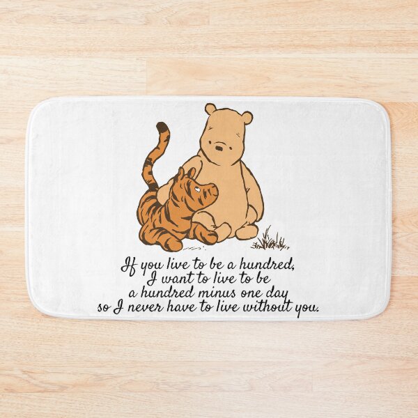 Item preview, Winnie the Pooh and Tigger Quote designed and sold by ColorFlowArt.