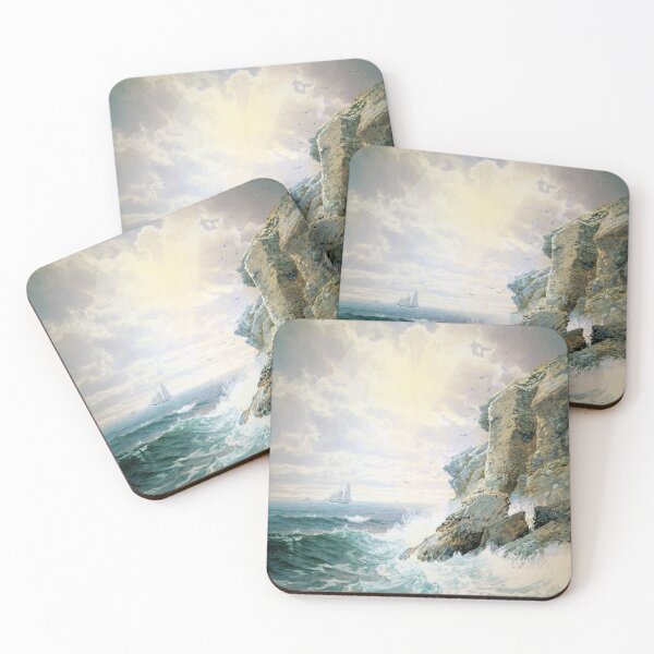 Item preview, 'Purgatory Cliff' by American Artist William Trost Richards, 1876. designed and sold by PalisadeVistas.