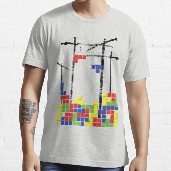 Tetris Skyline Essential T-Shirt