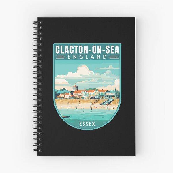Item preview, Clacton-on-Sea in Essex England Retro Travel Art Emblem designed and sold by MaateoDesign.