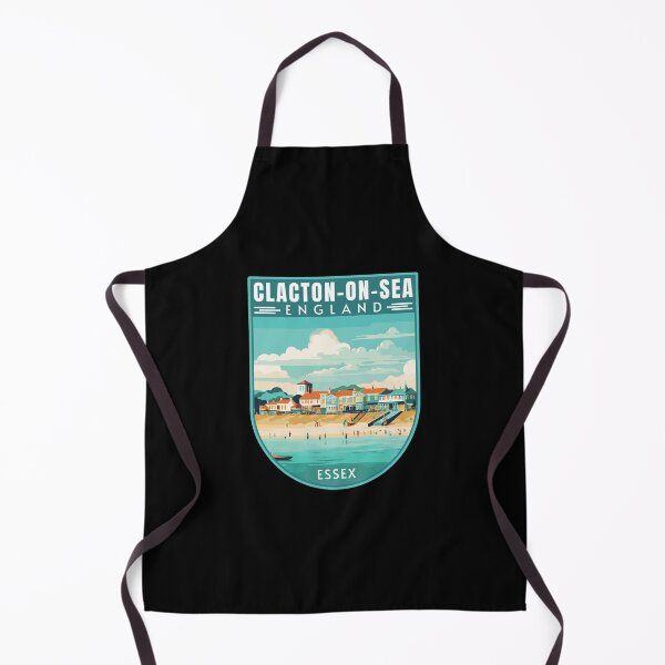 Item preview, Clacton-on-Sea in Essex England Retro Travel Art Emblem designed and sold by MaateoDesign.