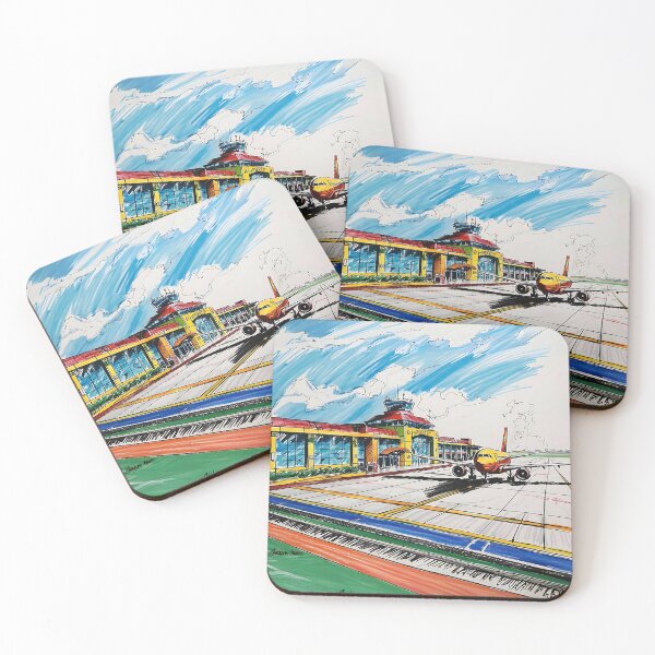 Item preview, Airplane Sketch at the Airport Terminal designed and sold by EMairplanes.