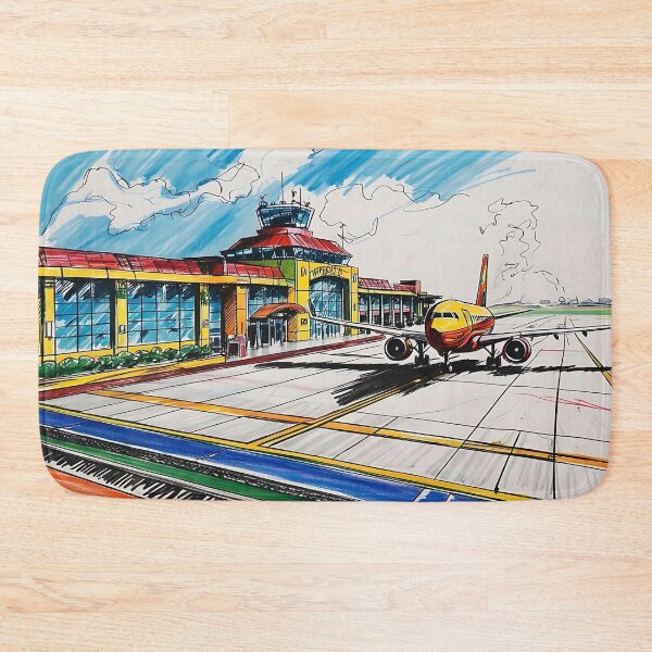 Item preview, Airplane Sketch at the Airport Terminal designed and sold by EMairplanes.