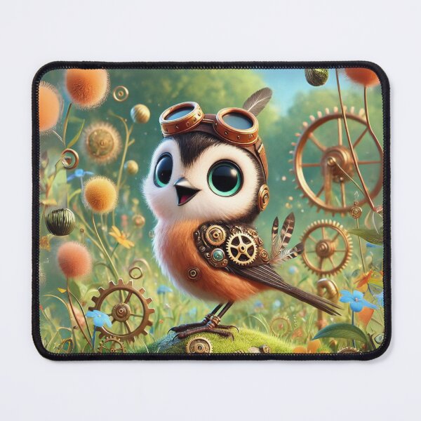 Item preview, Steampunk Stonechat designed and sold by Sillytoe.