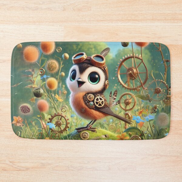 Item preview, Steampunk Stonechat designed and sold by Sillytoe.