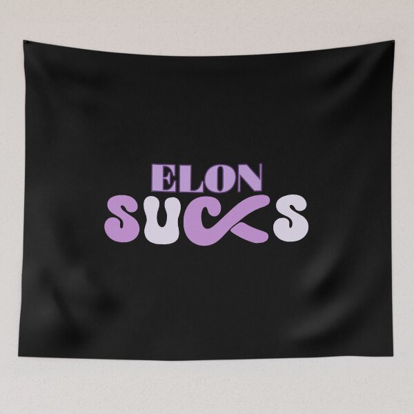 Item preview, ELON SUCKS designed and sold by FelkMariShop.