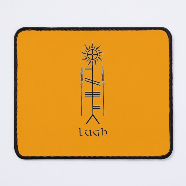 Item preview, God Lugh in ogham designed and sold by Raven-Hearth.