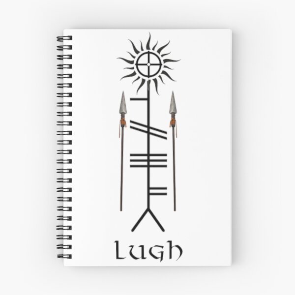 Item preview, God Lugh in ogham designed and sold by Raven-Hearth.