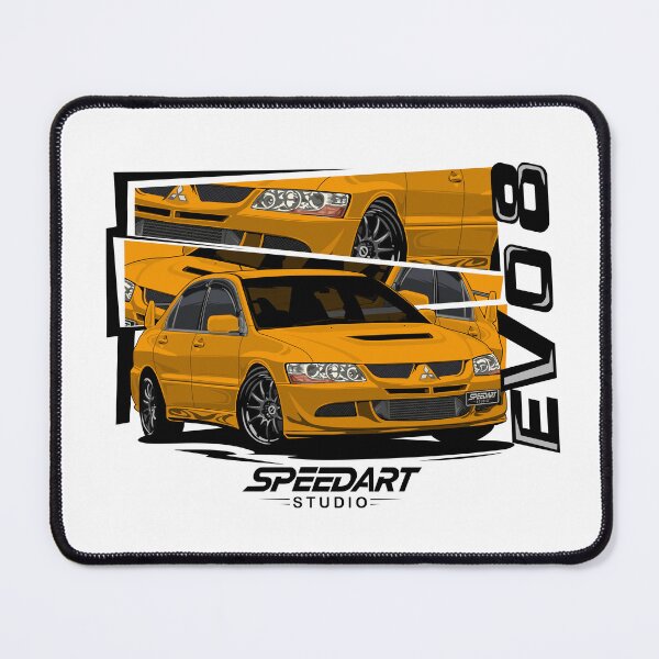 Item preview, Yellow Lancer Evolution 8 Rally Legend  designed and sold by SpeedArtStudio.