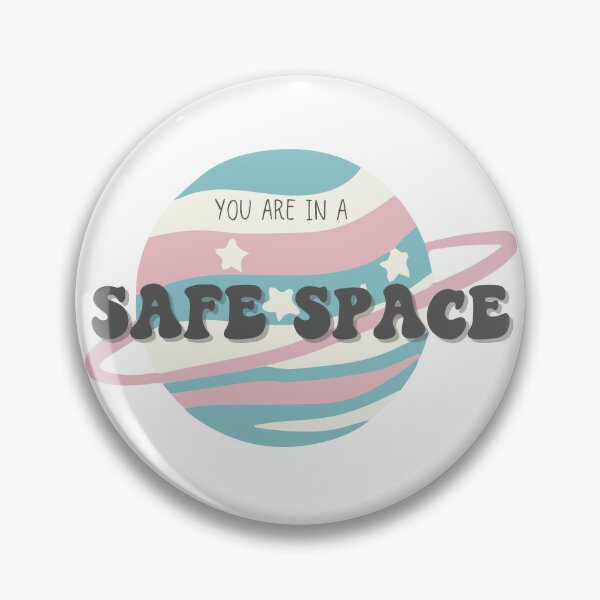Item preview, Safe Space Trans Rights  designed and sold by Katey1285.