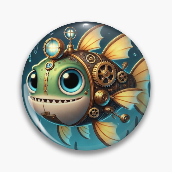 Item preview, Steampunk Stoplight Loosejaw designed and sold by Sillytoe.
