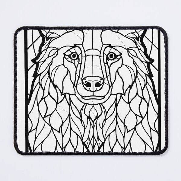 Item preview, Bears Coloring Page Pattern designed and sold by DavidColoring.