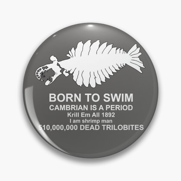 Item preview, Anomalocaris Born to swim V2 White designed and sold by ThePaleoDude.