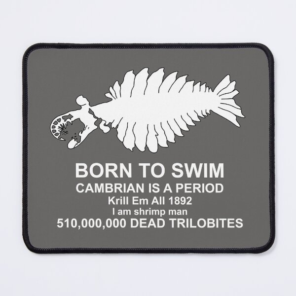 Item preview, Anomalocaris Born to swim V2 White designed and sold by ThePaleoDude.
