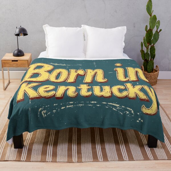 Item preview, Born in Kentucky Vintage Distressed Iconic Yellow designed and sold by OriginalBeerCat.