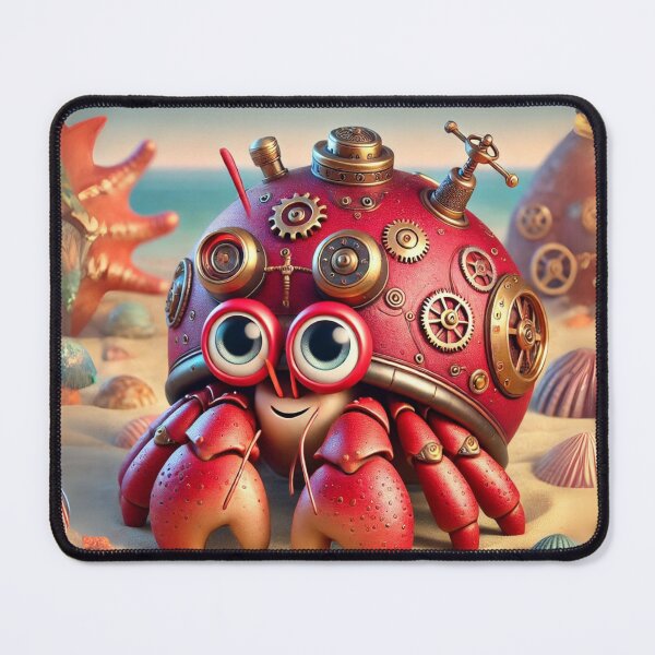 Item preview, Steampunk Strawberry Hermit Crab designed and sold by Sillytoe.
