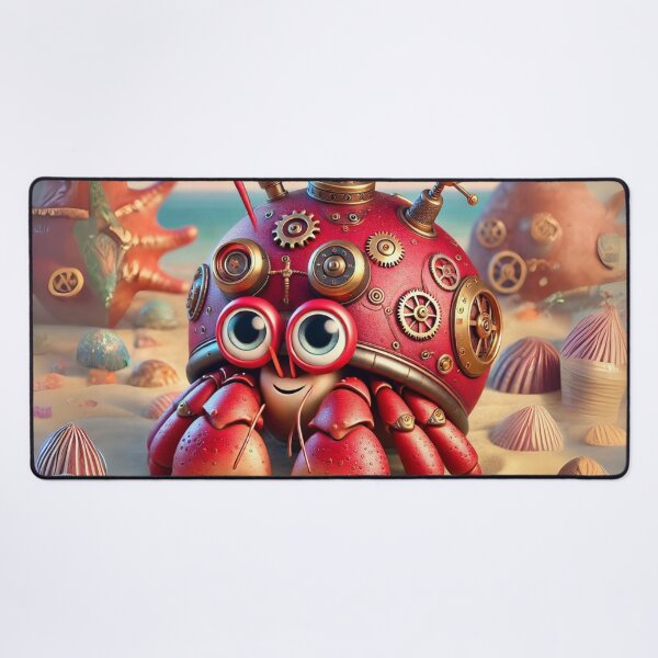 Item preview, Steampunk Strawberry Hermit Crab designed and sold by Sillytoe.