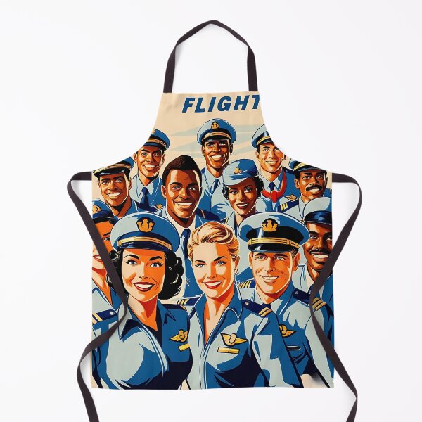 Item preview, Vintage Flight Crew Poster - Retro Aviation Art designed and sold by EMairplanes.