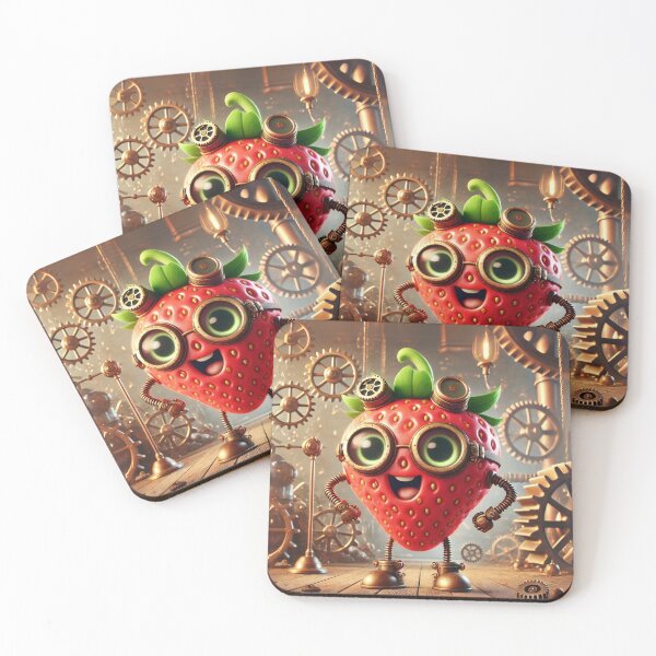 Item preview, Steampunk Strawberry designed and sold by Sillytoe.