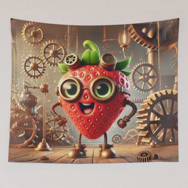 Item preview, Steampunk Strawberry designed and sold by Sillytoe.