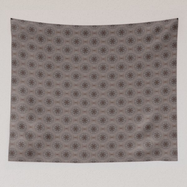 Item preview, Decorative Floral Pattern in Reddish Brown designed and sold by Artistestella.