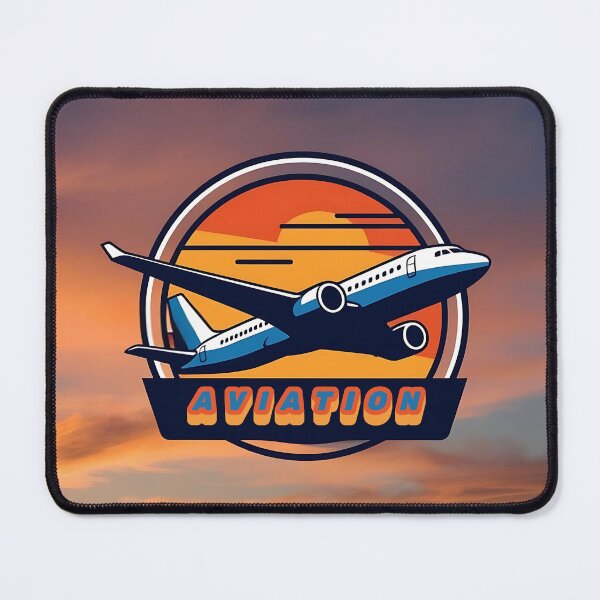 Item preview, Airplane Illustration with the Word 'Aviation designed and sold by EMairplanes.