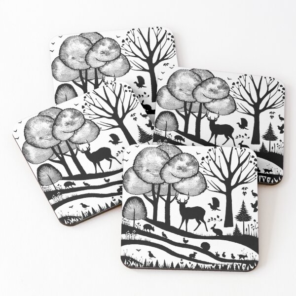 Item preview, Enchanted Forest Wildlife designed and sold by Paws and Ink Art.