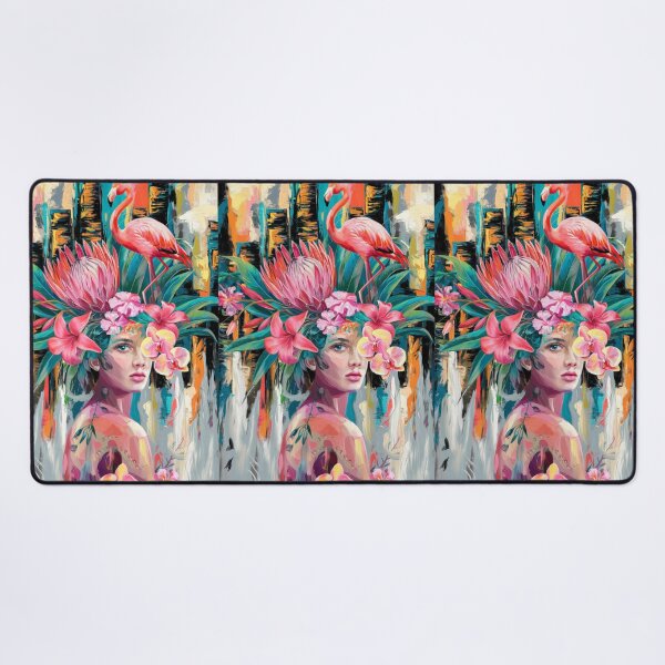 Item preview, Tropic Birds And Flowers - Pink Haze designed and sold by CanvasCarousel.