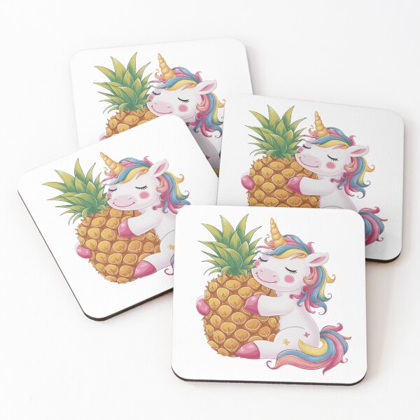 Item preview, unicorn and pineapple designed and sold by jkrphoto.