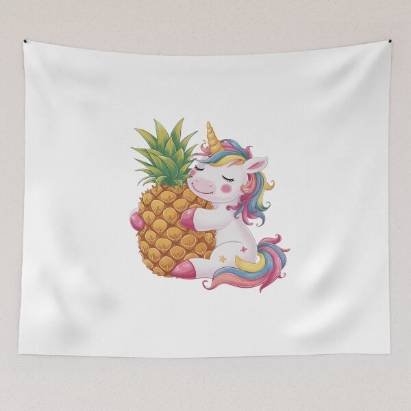 Item preview, unicorn and pineapple designed and sold by jkrphoto.