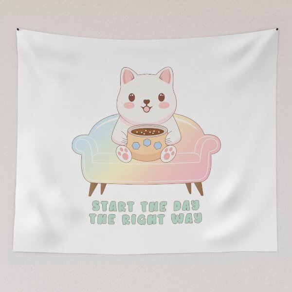 Item preview, Cute Coffee Dog | Start the Day designed and sold by Cosy Fox.
