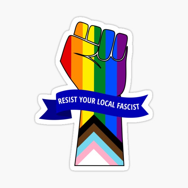 Item preview, Resist Your Local Fascist designed and sold by OsoCustoms.