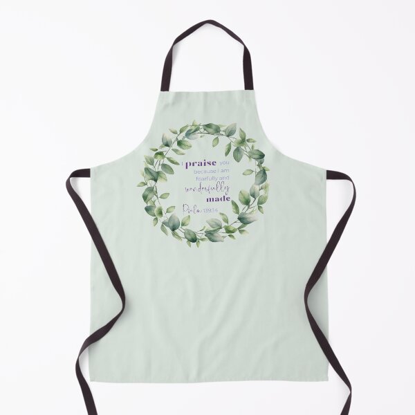 Item preview, Psalm 139:14 Verse with Eucalyptus Leaves designed and sold by wvmegdesigns.