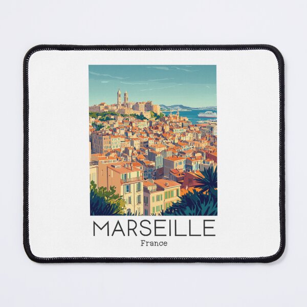 Item preview, A Vintage Travel Poster of Marseille - France designed and sold by GoodOldVintage.