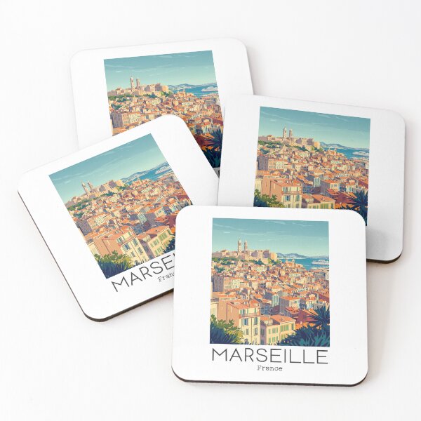 Item preview, A Vintage Travel Poster of Marseille - France  designed and sold by GoodOldVintage.
