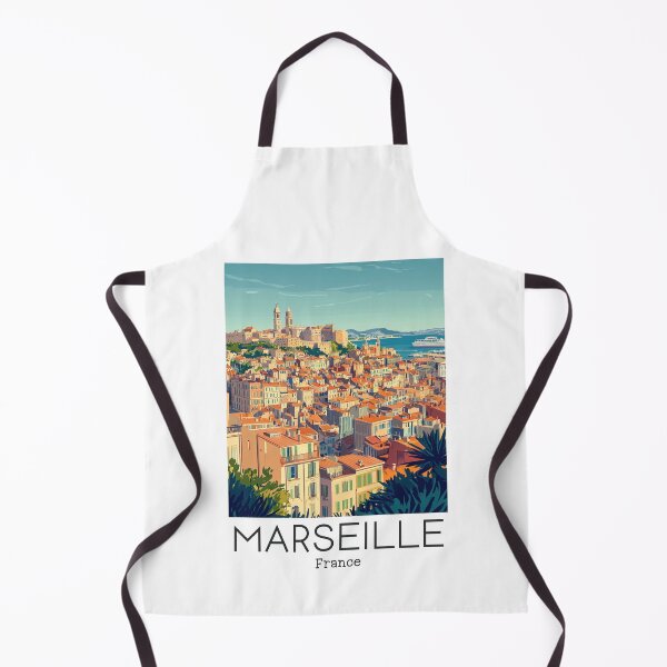 Item preview, A Vintage Travel Poster of Marseille - France designed and sold by GoodOldVintage.