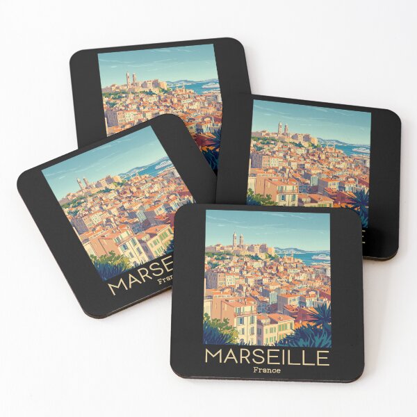 Item preview, A Vintage Travel Poster of Marseille - France  designed and sold by GoodOldVintage.