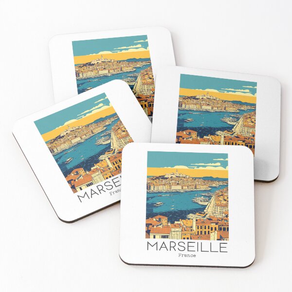 Item preview, A Vintage Travel Poster of Marseille - France  designed and sold by GoodOldVintage.