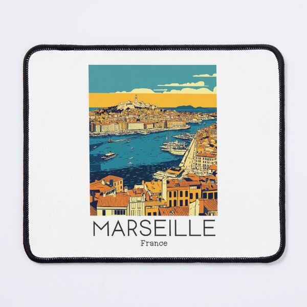 Item preview, A Vintage Travel Poster of Marseille - France  designed and sold by GoodOldVintage.