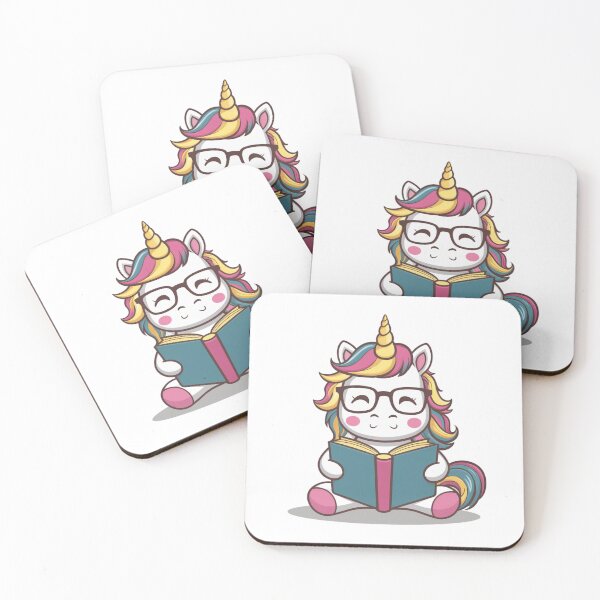 Item preview, unicorn reading a book designed and sold by jkrphoto.