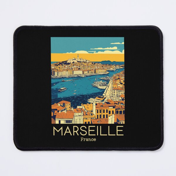 Item preview, A Vintage Travel Poster of Marseille - France designed and sold by GoodOldVintage.