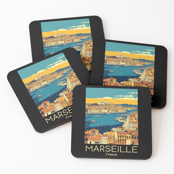Item preview, A Vintage Travel Poster of Marseille - France  designed and sold by GoodOldVintage.