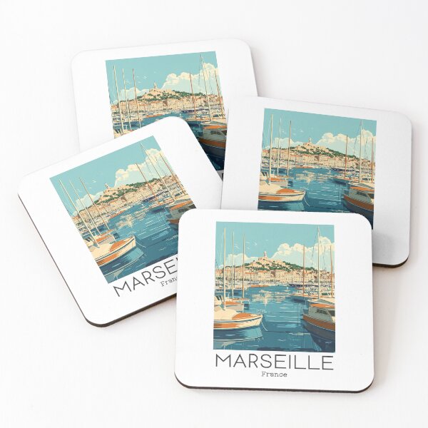 Item preview, A Vintage Travel Poster of Marseille - France  designed and sold by GoodOldVintage.