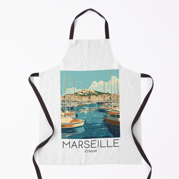 Item preview, A Vintage Travel Poster of Marseille - France designed and sold by GoodOldVintage.