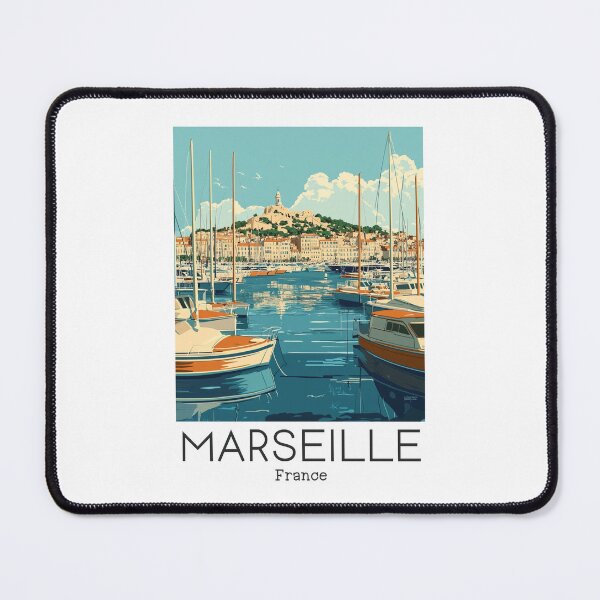Item preview, A Vintage Travel Poster of Marseille - France designed and sold by GoodOldVintage.